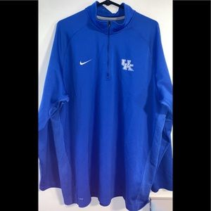 Mens University of Kentucky Dri for Nike zip pullover size 2xl